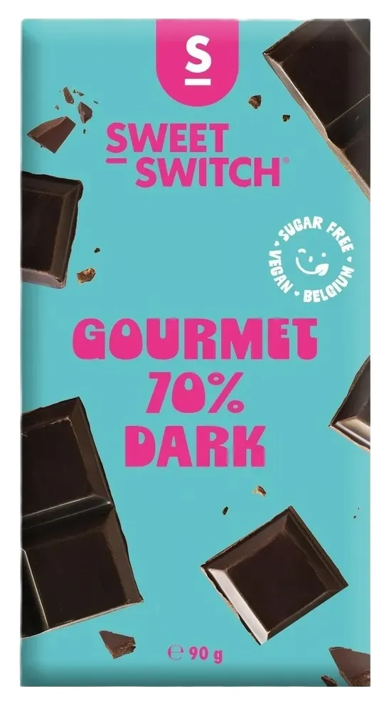 Sweet-switch Gourmet 70% Dark Chocolate (90 gr)