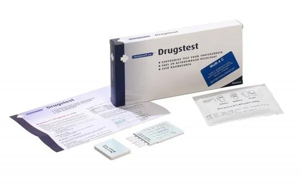 Testjezelf.nu Drugstest Urine Multi C6 (2 stuks)