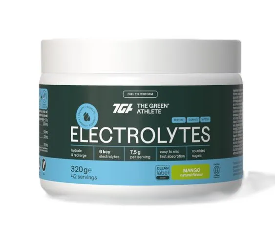 The Green Athlete Elektrolytes Mango Poeder (320 gr)