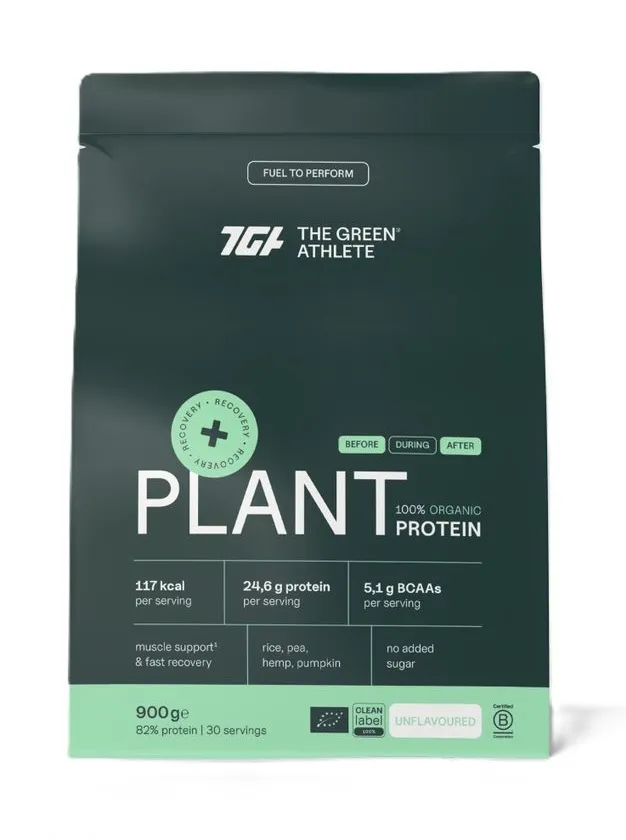 The Green Athlete Plant Protein Unflavoured Bio (900 gr)