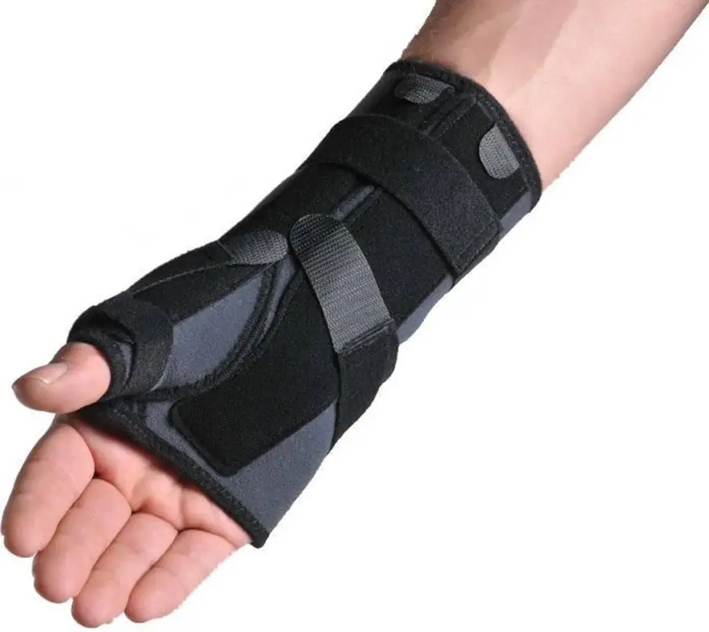 Thuasne Ligaflex Manu Duim/polsbrace 2 Rechts Zwart (1 stuk)