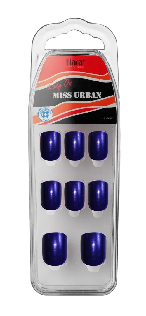 Tiara Nails Miss Urban Paars (24 stuks)