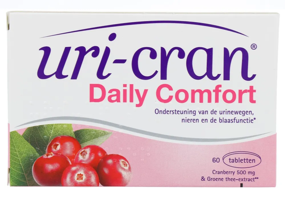 Uri-cran U Cran Comfort Cranberry 500mg Tabletten (60 tabletten)