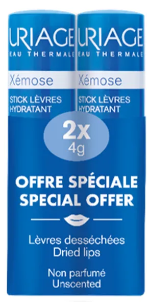 Uriage Xémose Moisturizing Lipstick Duopack (2 stuks)