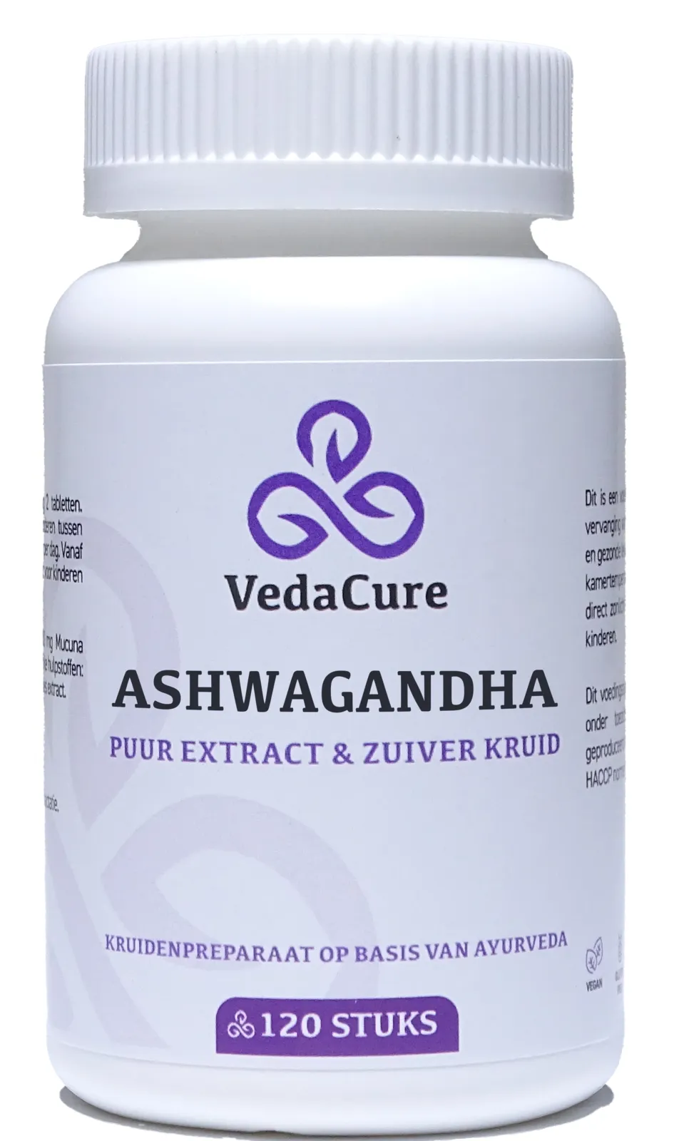 Vedacure Ashwagandha Tabletten (120 tabletten)