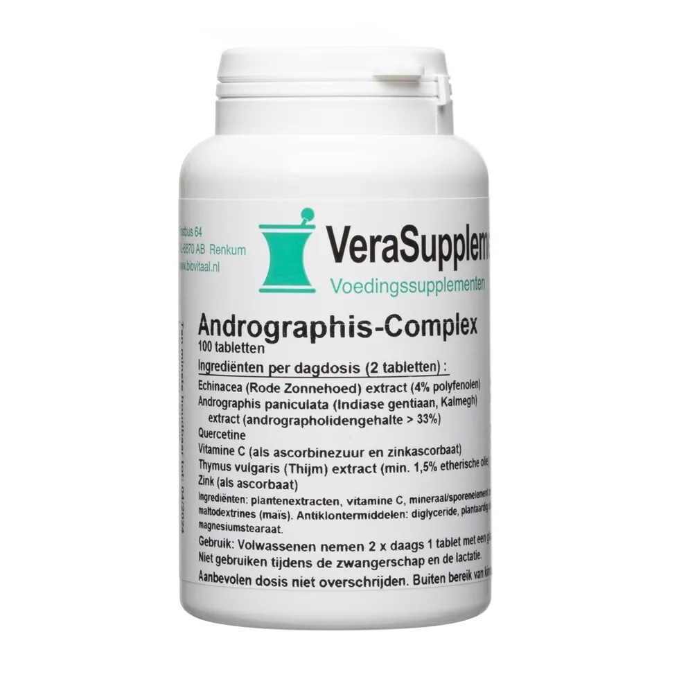 Verasupplements Andrographis Complex Tabletten (100 tabletten)