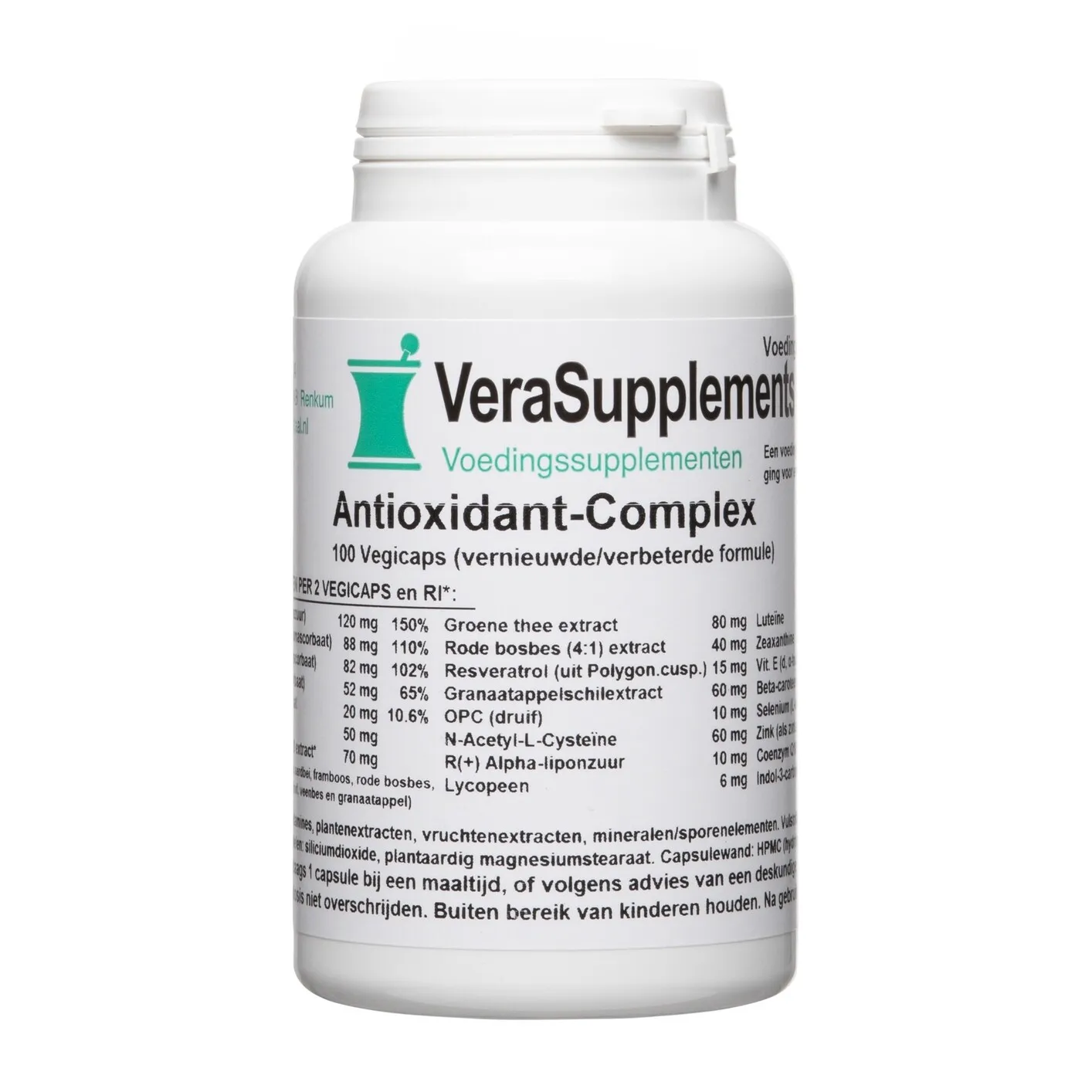Verasupplements Antioxidant Complex Capsules (100 vegetarische capsules)