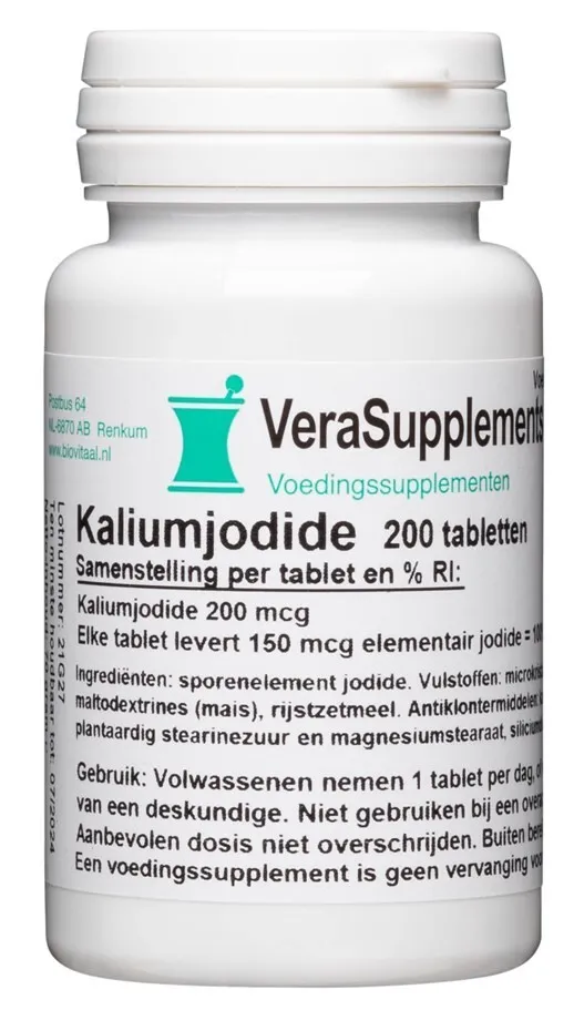 Verasupplements Kaliumjodide Tabletten (200 tabletten)