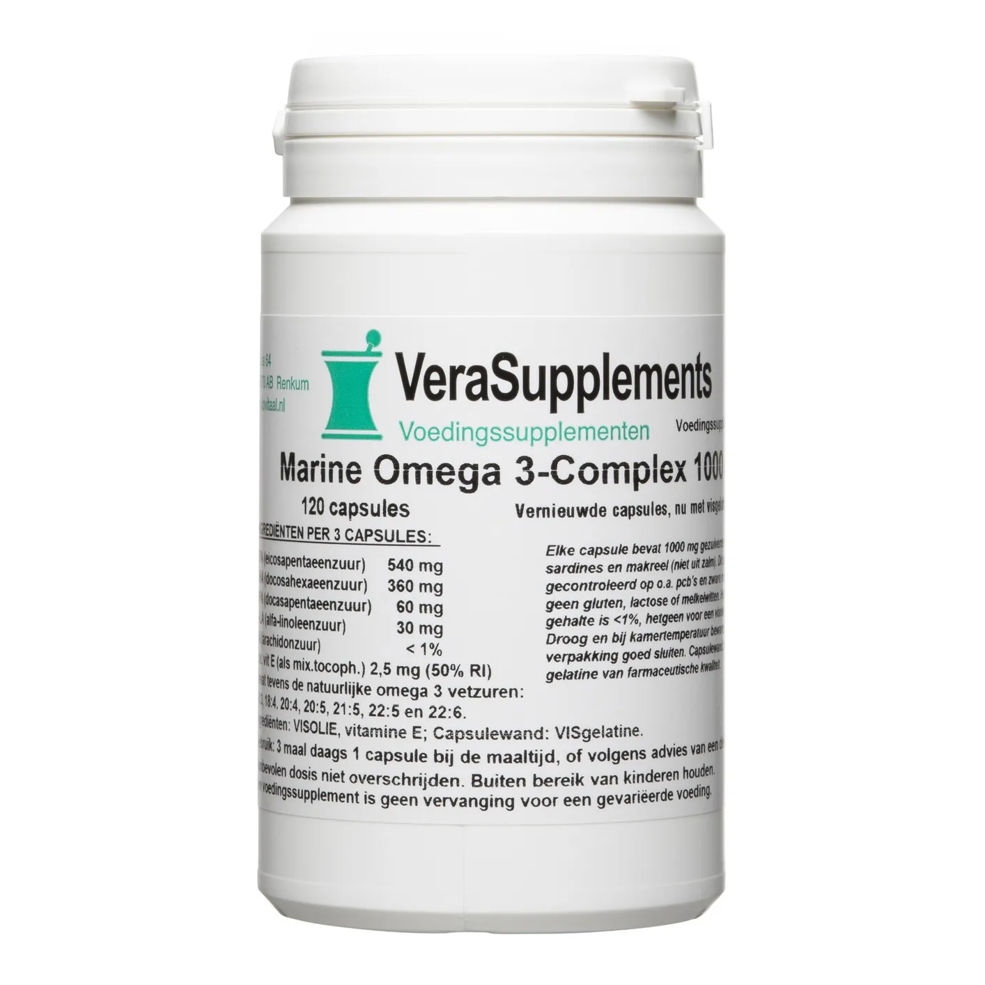 Verasupplements Marine Omega 3 Complex 1000 Mg Capsules (120 capsules)
