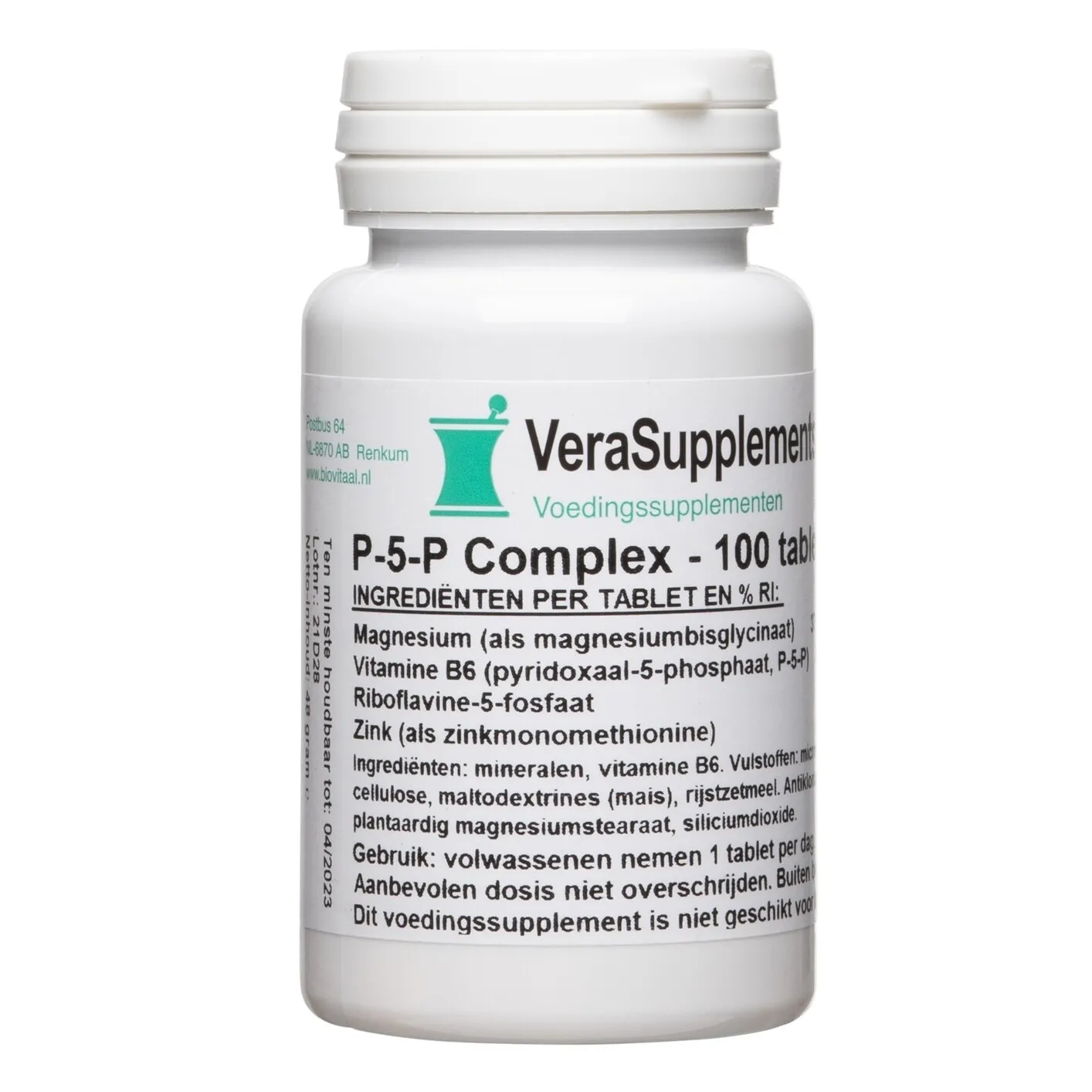 Verasupplements P-5-p Complex Tabletten (100 tabletten)