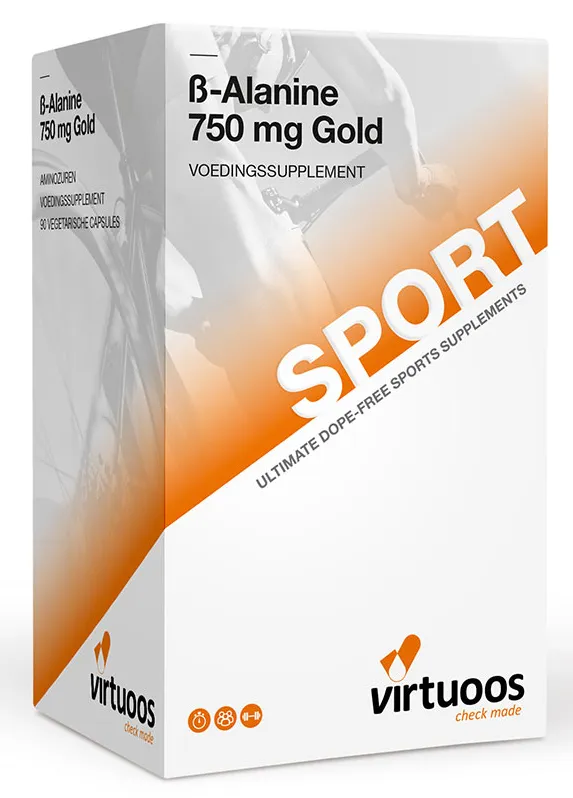 Virtuoos Beta Alanine 750mg Gold Capsules (90 capsules)