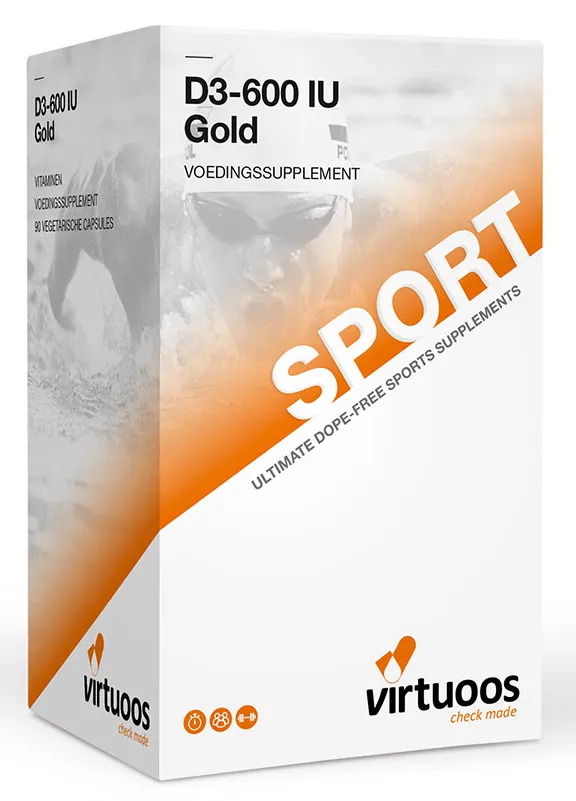 Virtuoos D3-600 Iu Gold Capsules (90 capsules)