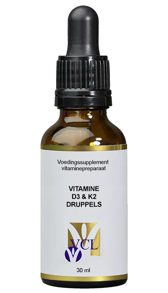 Vital Cell Life Vitamine D3 & K2 Druppels (30 ml)