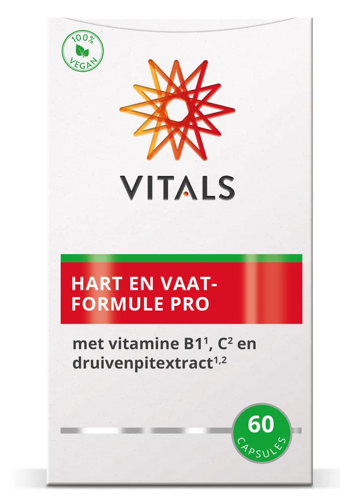 Vitals Hart & Vaatformule Pro Capsules (60 capsules)