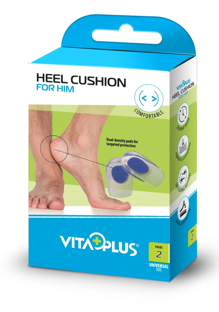 Vitaplus Heel Cushion For Him (2 stuks)