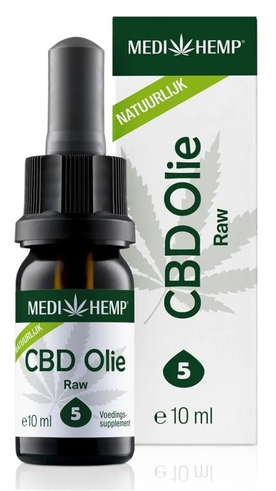 Medihemp Cbd Olie Raw 5% (10 ml)