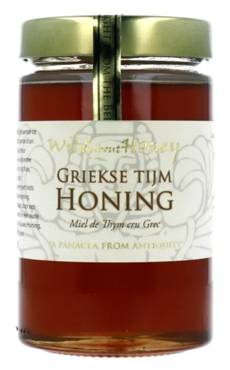 Wild About Honey Griekse Tijm Honing (480 gr)