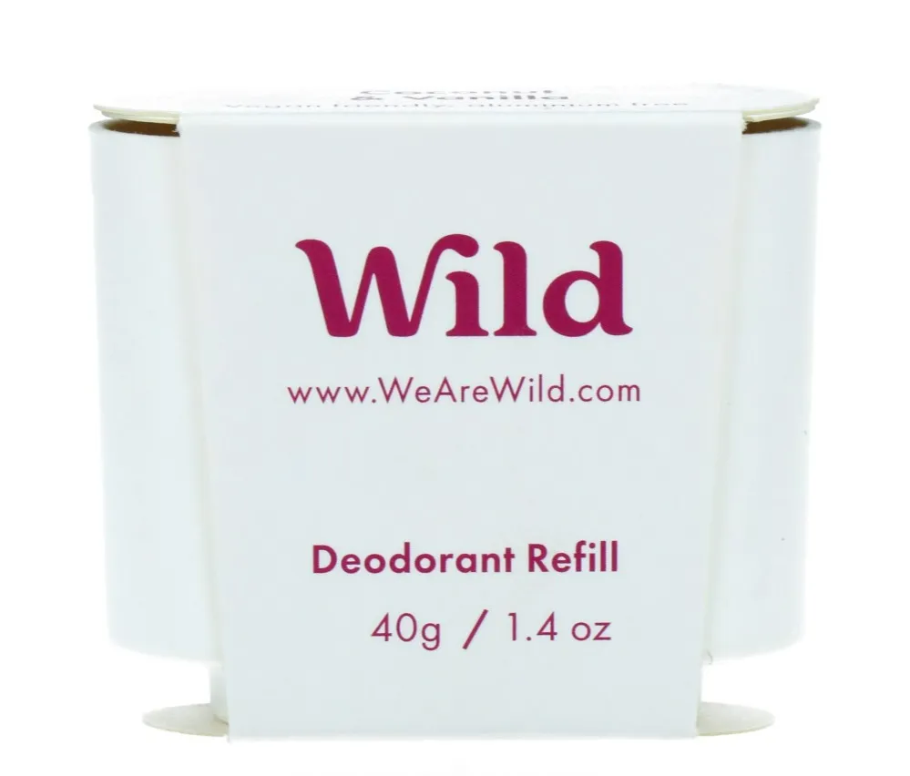 Wild Natural Coconut Deodorant Navulling (40 gr)