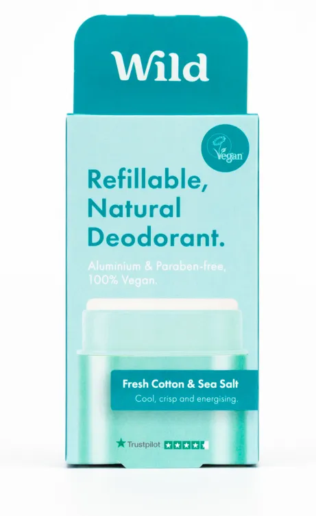 Wild Deodorant - Fresh Cotton/sea Salt (40 gr)