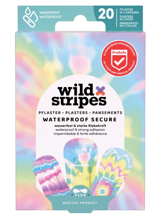 Wild Stripes Pleister Waterproof Rainbow (20 stuks)