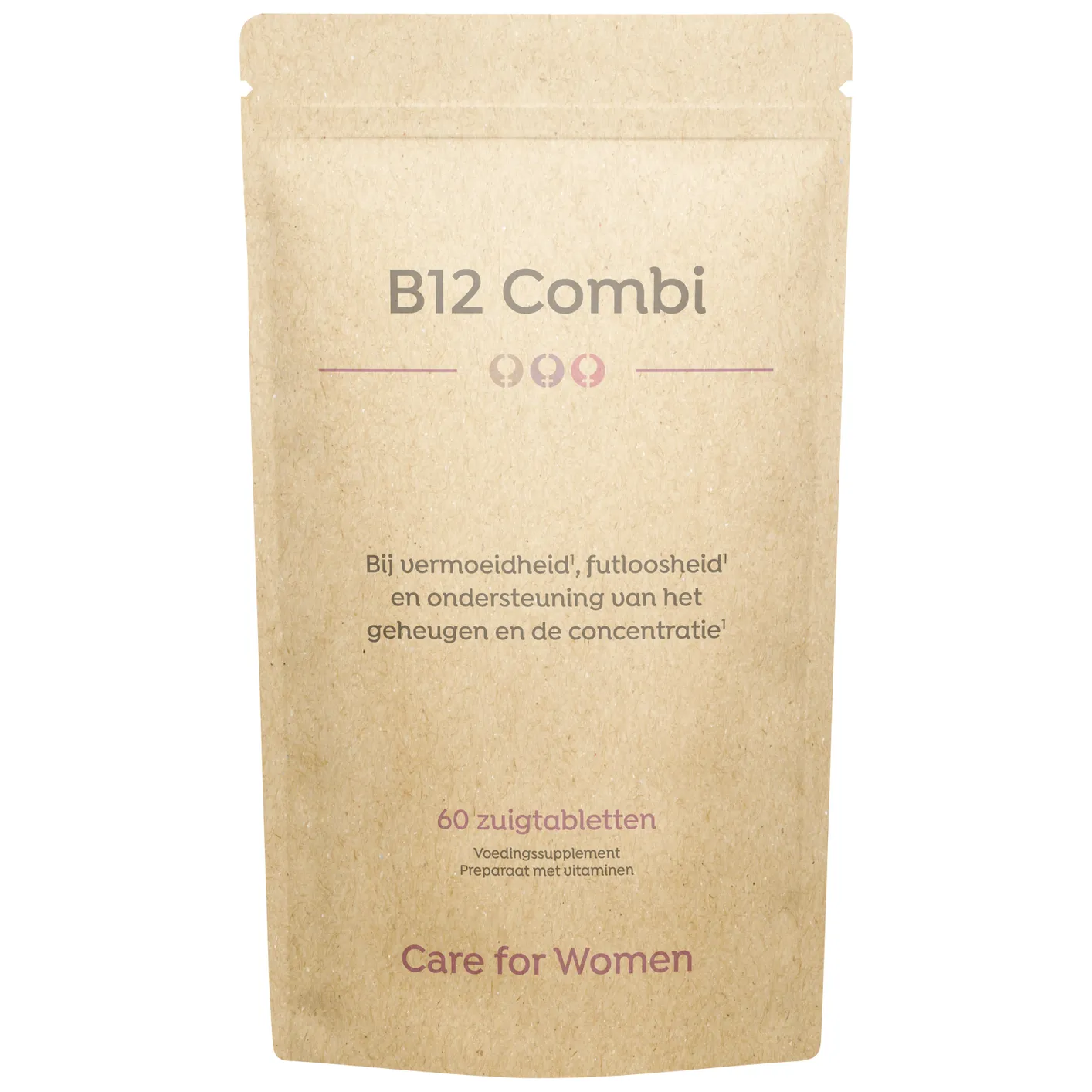Care For Women B12 Combi Zuigtabletten (60 tabletten)