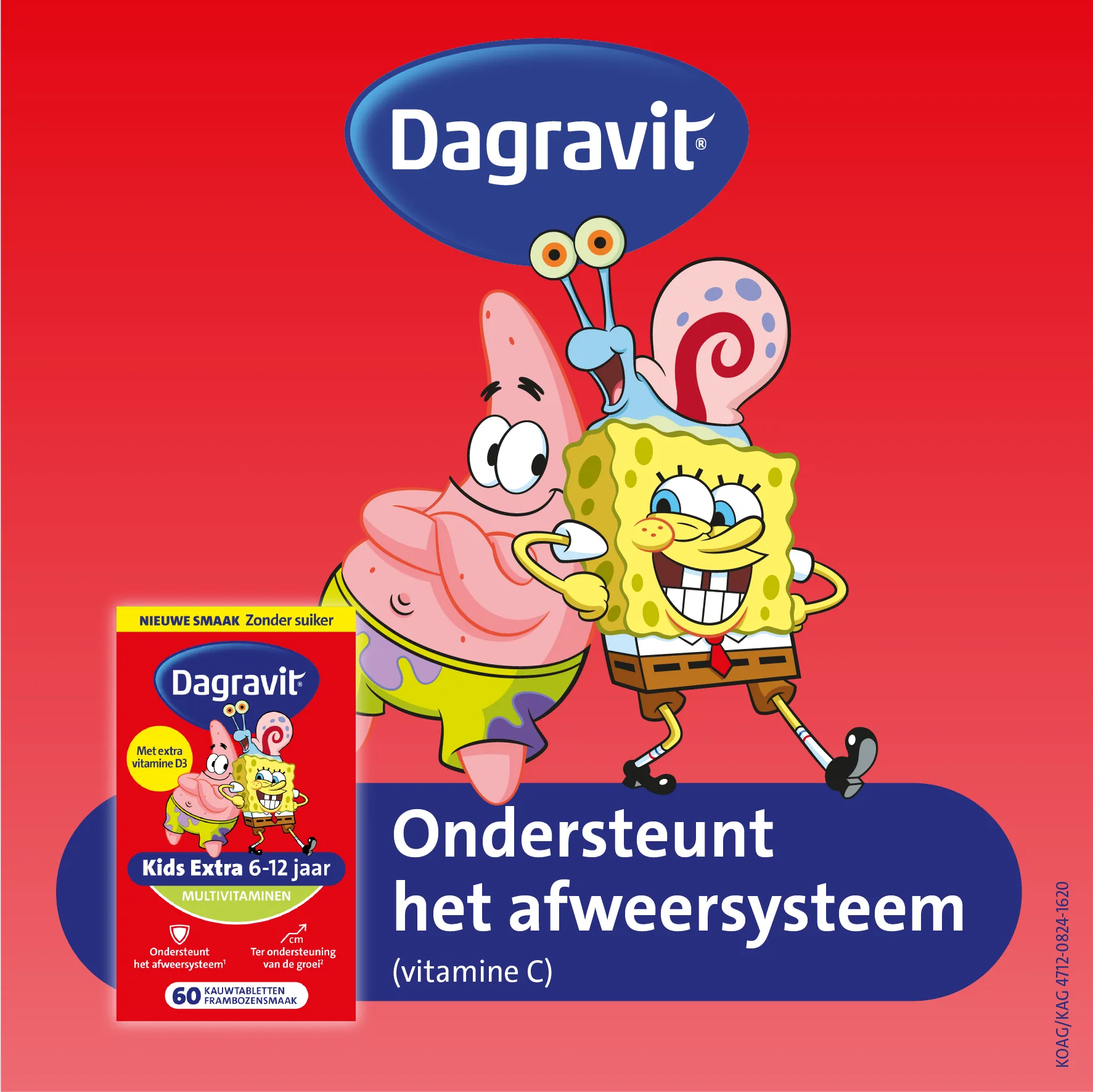 Dagravit Kids Extra 6-12 Jaar Multivitaminen (60 tabletten) - image 2