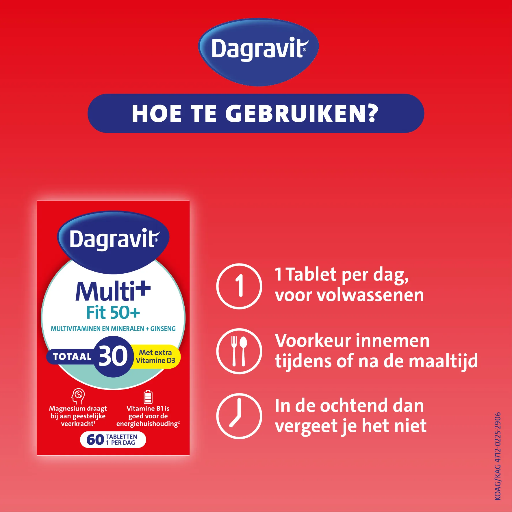 Dagravit Vitaal 50+ (60 tabletten) - image 4