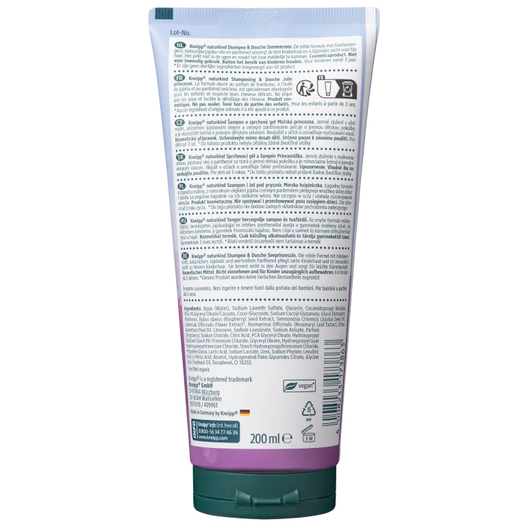 Kneipp Kids 2-In-1 Shampoo/Douchegel Sea Princess (200 ml)