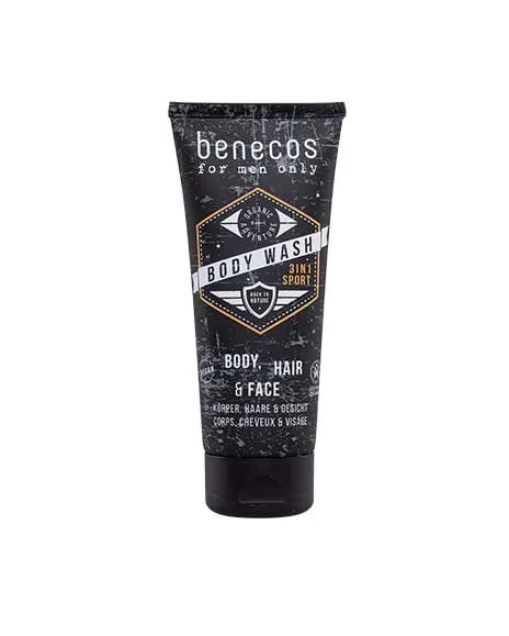 Benecos For Men Body Wash 3In1 Sport (250 ml)