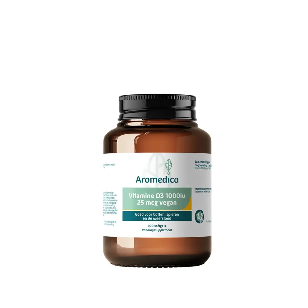 Aromedica Vegan Vitamine D3 25 Mcg (100 softgels)