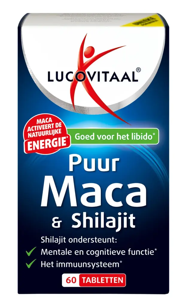 Lucovitaal Maca & Shilajit Puur (60 tabletten)