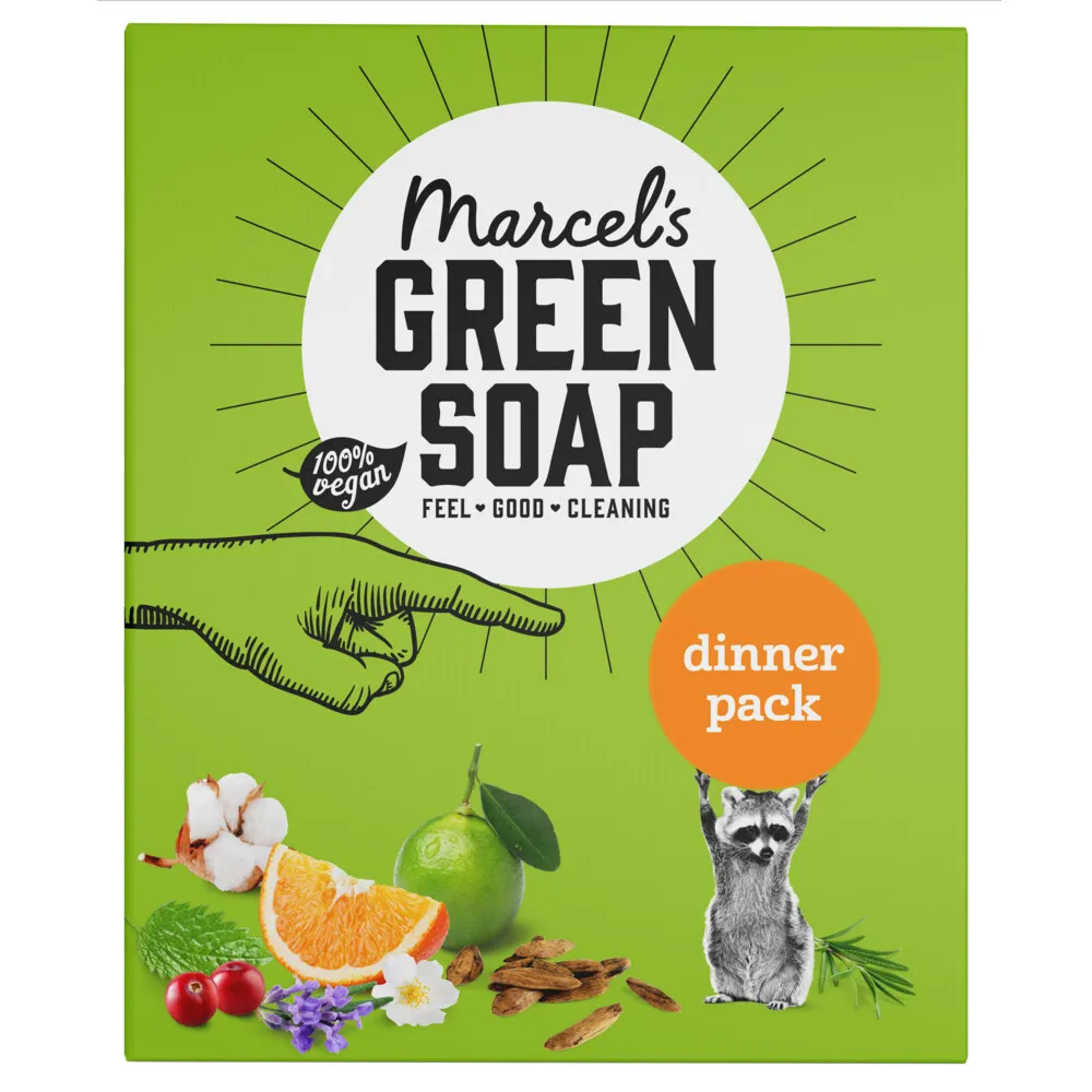 Marcel's Green Soap Dinner Pack (6 X 1)