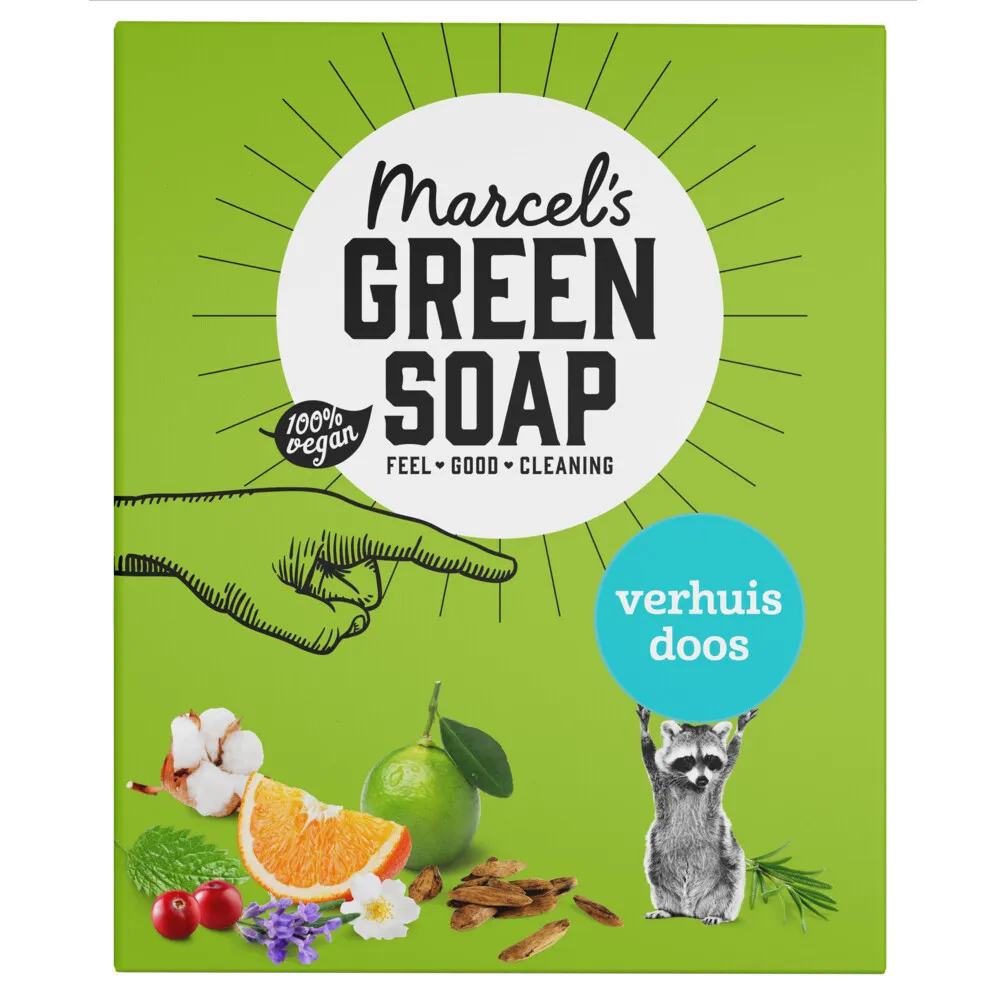 Marcel's Green Soap Verhuisdoos (8 x 1 stuks)