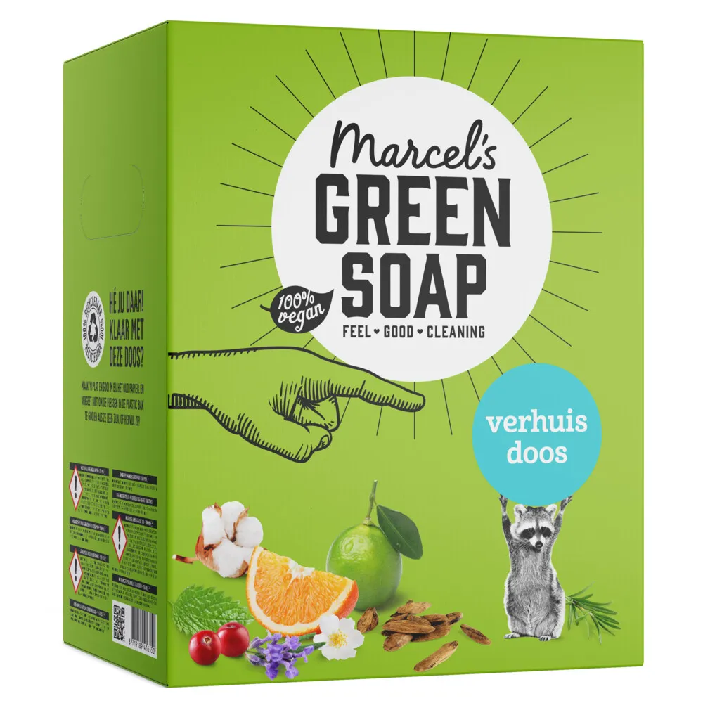Marcel's Green Soap Verhuisdoos (8 x 1 stuks)
