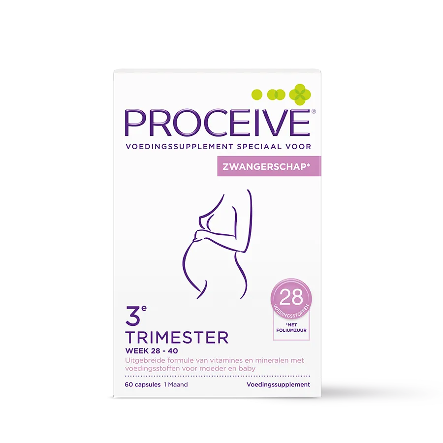 Proceive Zwangerschap Trimester 3 (60 capsules)