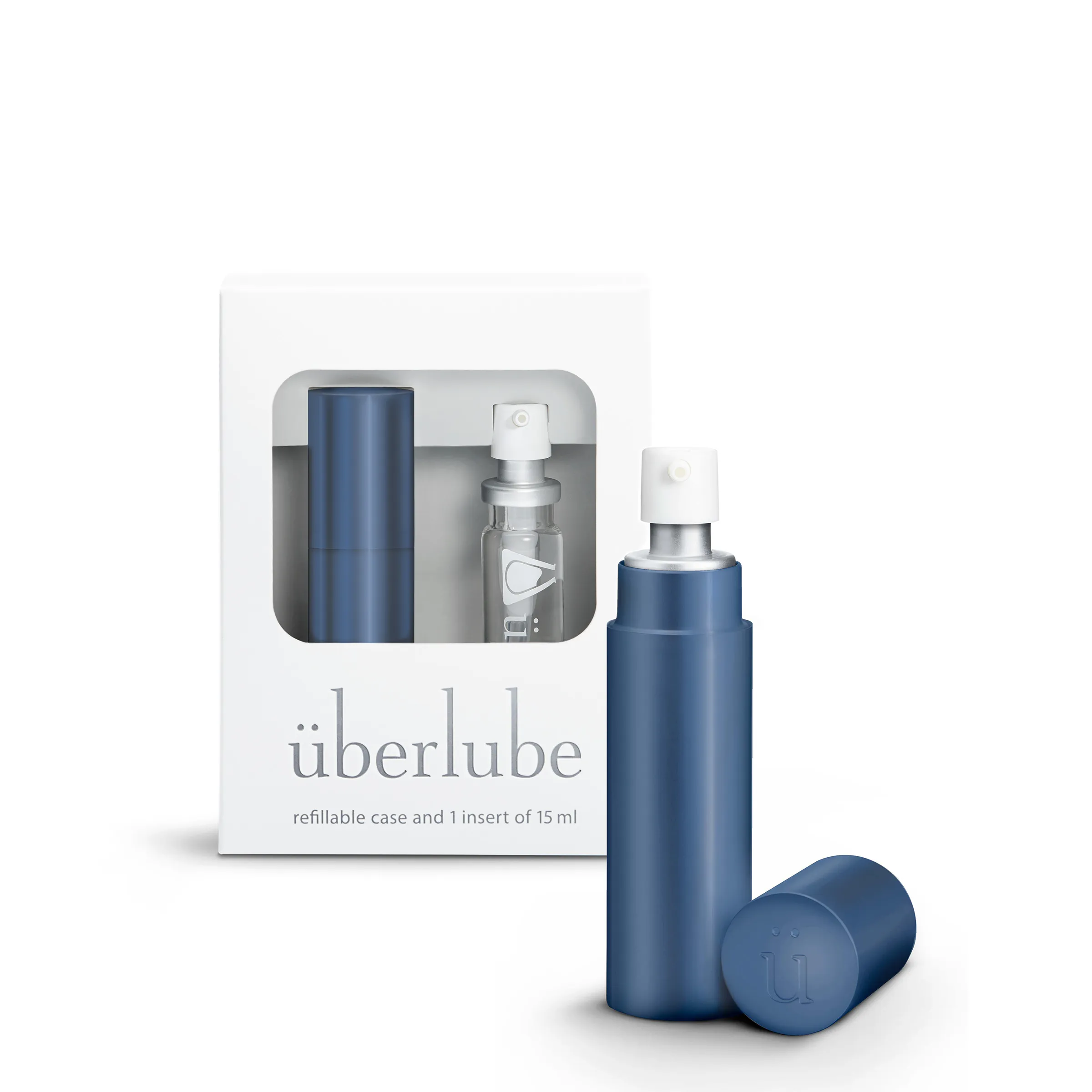 Uberlube Glijmiddel Siliconen - Good-To-Go Blauw Navy (15 ml)