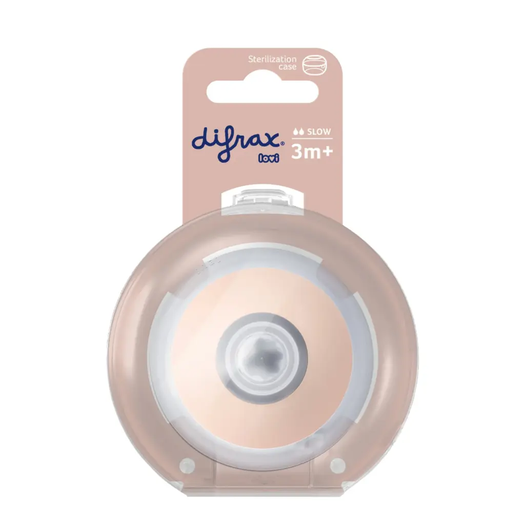 Difrax Flessenspeen Mammafeel Dynamisch Slow (1 stuk)