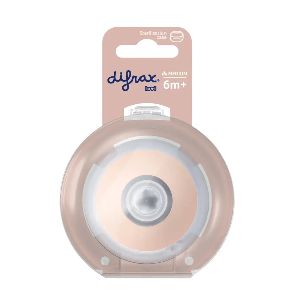 Difrax Flessenspeen Mammafeel Dynamisch Medium (1 stuk)