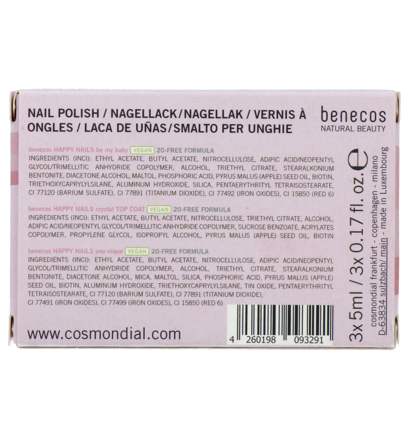 Benecos Nagellak Nude Obsession Gift Set (1 stuk) - image 2