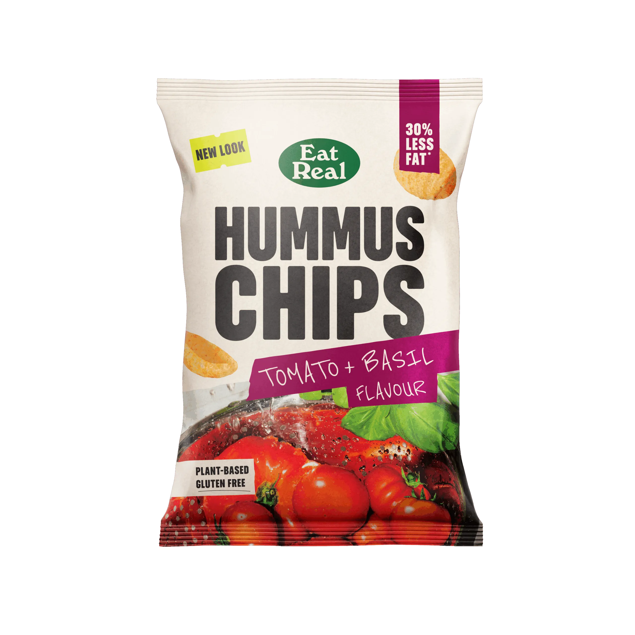 Eat Real Hummuschips Tomato&Basil (110 gr)