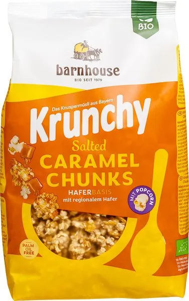Barnhouse Granola Haver Karamel Popcorn (500 gr)