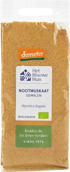 Het Blauwe Huis Nootmuskaat Gemalen (20 gr)