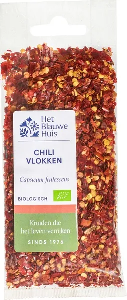 Het Blauwe Huis Chilivlokken (20 gr)