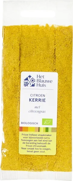 Het Blauwe Huis Kerrie Met Citroengras (20 gr)