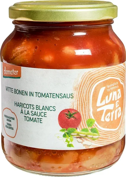 Luna E Terra Witte-Bonen In Tomatensaus (350 gr)