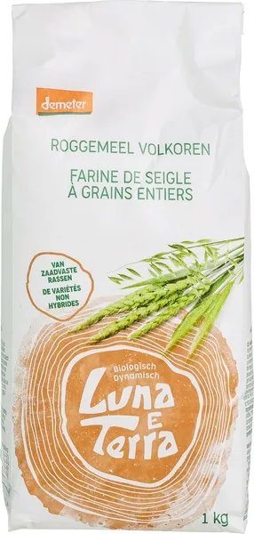 Luna E Terra Roggemeel Volkoren (1000 gr)