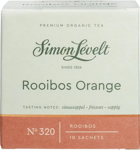 Simon Levelt Rooibosthee Premium Orange (10 zakjes)