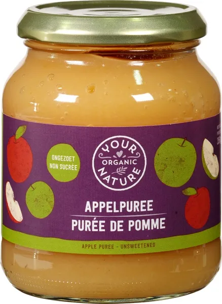Your Organic Nature Appelpuree Ongezoet (350 gr)