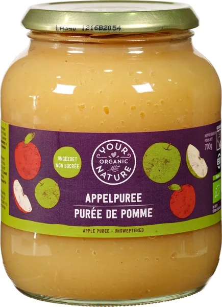 Your Organic Nature Appelpuree Ongezoet (700 gr)