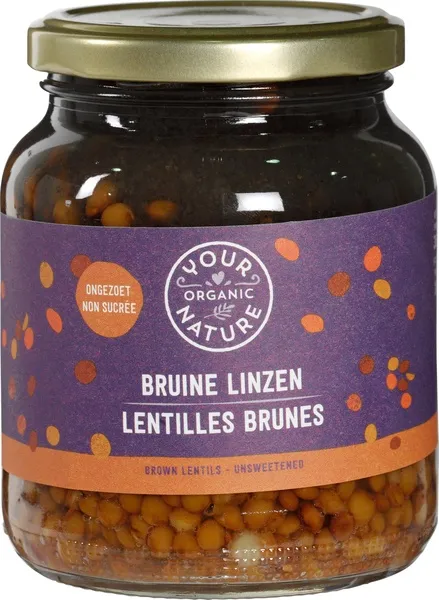 Your Organic Nature Bruine-Linzen (360 gr)